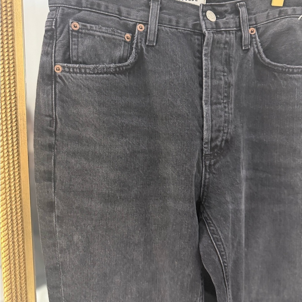Agolde Riley Crop button down jeans - Picture 6 of 13